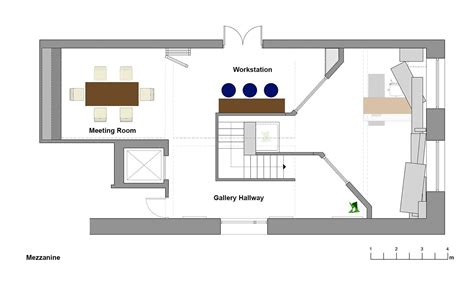 Mezzanine Plan for Reception Area Project