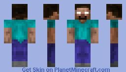 HD Herobrine Minecraft Skin