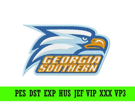 Georgia Southern Eagles logo machine embroidery design – SVG Shop