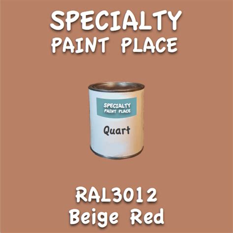 RAL 3012 Beige Red Quart Can