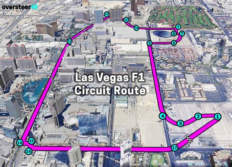 Famous Food 869lp8: Las Vegas F1 Track Layout Map