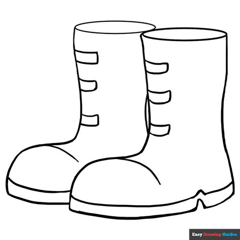 Boot Coloring Pages