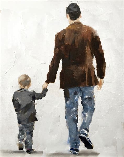 After and Son Painting wall Art Canvas Print Fine Art - Etsy | Father ...