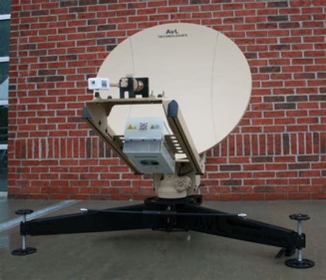 AvL 85cm LEO - MEO Tracking Ka-Band FlyAway Antenna