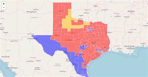 Map of Texas State Senate Districts - New Texas Republic