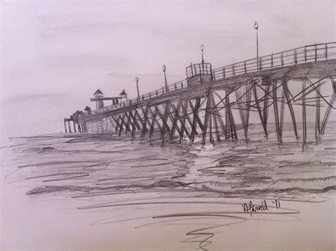 Pier Sketch at PaintingValley.com | Explore collection of Pier Sketch