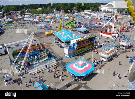 The midway at Michigan State Fair Held at Detroit Michigan MI Stock ...