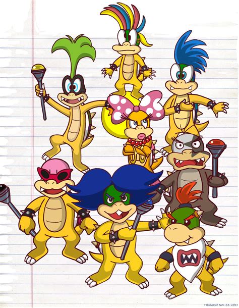 Koopalings by TrishaKat on DeviantArt