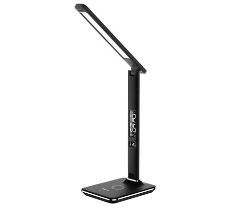 Buy GROOV-E Ares LED Desk Lamp with Wireless Charging Pad & Clock ...