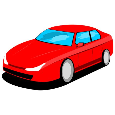 Vector for free use: Red car vector