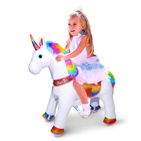 Buy WondeRidesRide on Rainbow Unicorn Toys for Girls Ride on Horse ...