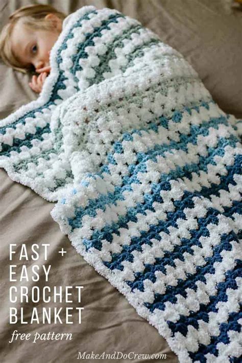 Tutorial Crochet Baby Blanket Patterns