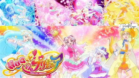 [1080p] HUGtto! Precure Group Transformation {Ver. Long} - YouTube