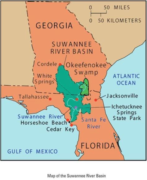 Okefenokee Swamp Map