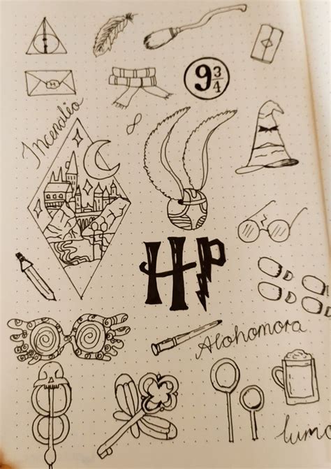 Harry Potter | Şirin çizim, Piksel sanatı, Doodle sanatı