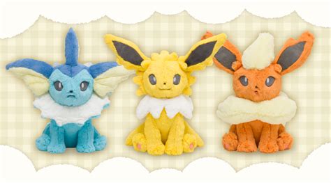 Pokemon Center Japan Announces Fluffy Hugging Plushies For Vaporeon ...