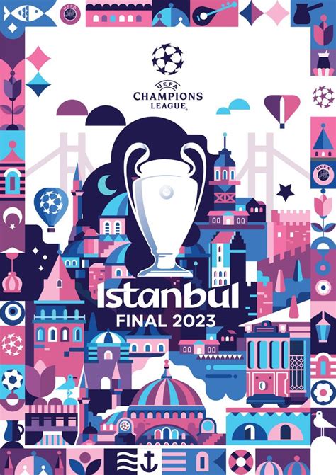 UEFA Champions League Istanbul Final 2023 Poster on Behance in 2022 ...