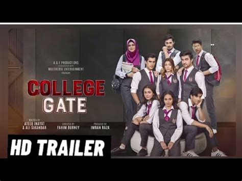 College Gate New pakistani Drama Official Trailer | College gate Green ...