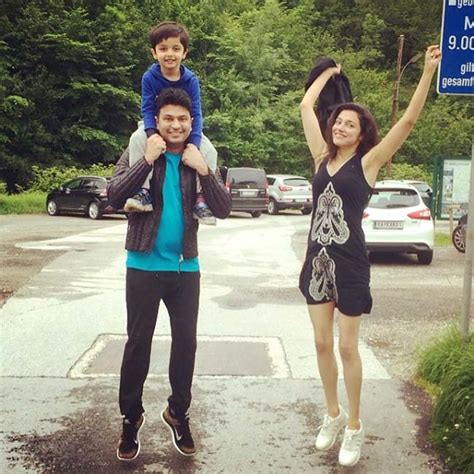 Divya Khosla Kumar with her son in Austria | Pics of Divya Khosla Kumar ...