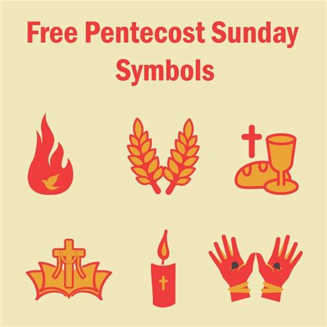 Pentecost Sunday Symbols in EPS, Illustrator, JPG, PNG, SVG, PSD ...