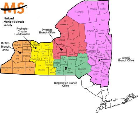 Map Of Ny State With Counties - World Map