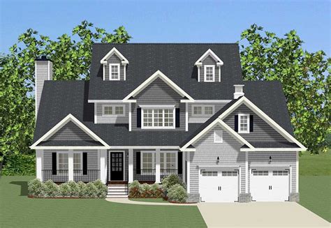 Plan 46290LA: Upscale Traditional House Plan | Suburban house, Luxury ...