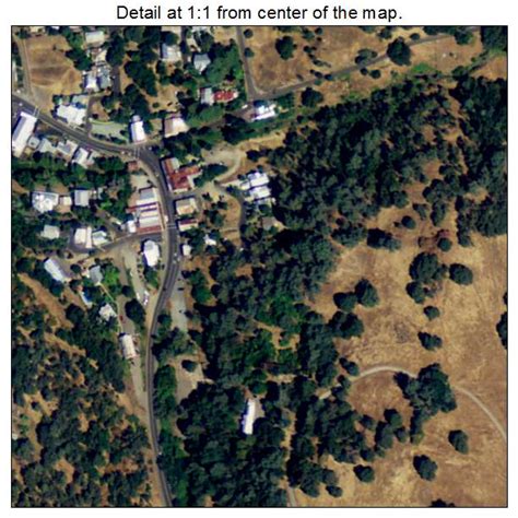 Aerial Photography Map of Amador City, CA California