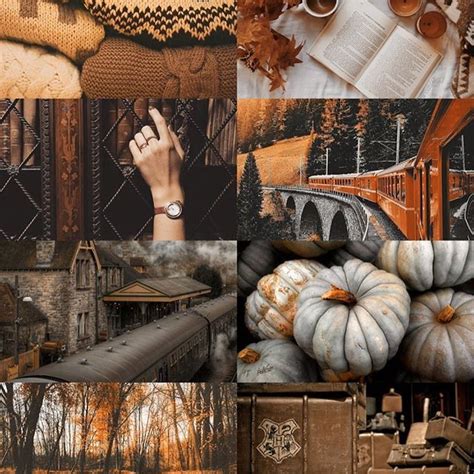 Hogwarts autumn collage by hpfashion934 on instagram | Fall wallpaper ...