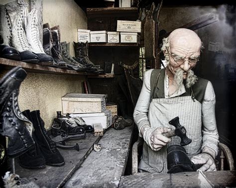 The Old Shoe Cobbler Photograph by Steve McKinzie