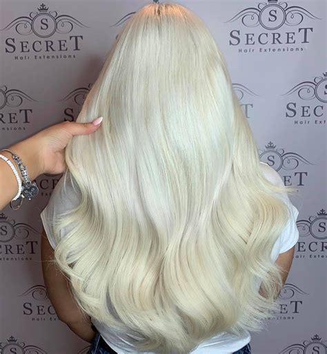 Clip In Hair Extensions - Lightest Blonde #90 | Secret Hair Extensions