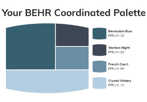 Behr Marquee Color Chart