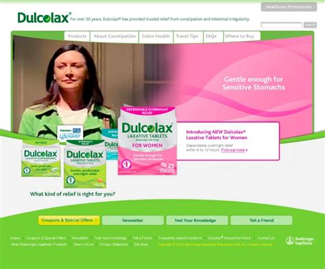 Dulcolax.com - Joey Meyer Copywriter