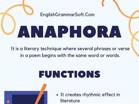 Anaphora Examples, Functions & Use in Poetry - EnglishGrammarSoft