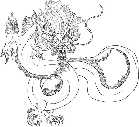 Free Printable Chinese Dragon Coloring Pages For Kids