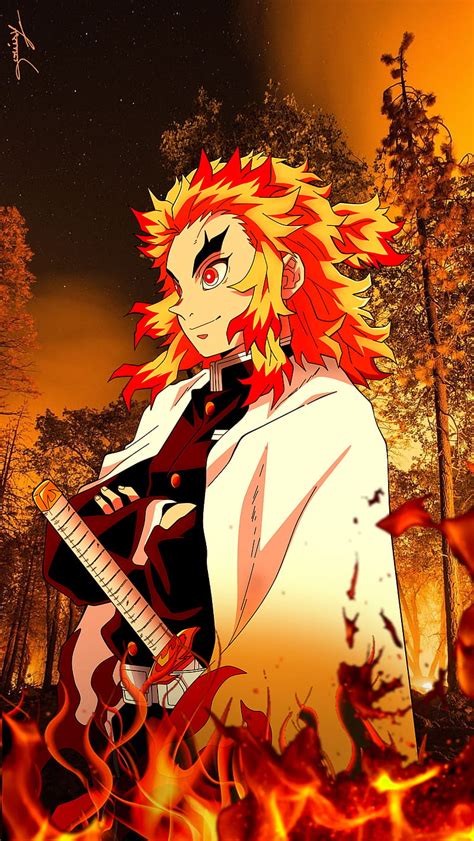 146 Wallpaper Demon Slayer Rengoku - MyWeb