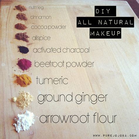 DIY: Make Up with 10 Organic Ingredients | All natural makeup, Organic ...