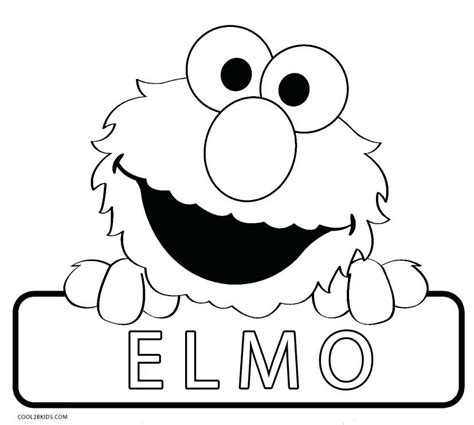 Elmo clipart colouring page, Elmo colouring page Transparent FREE for ...