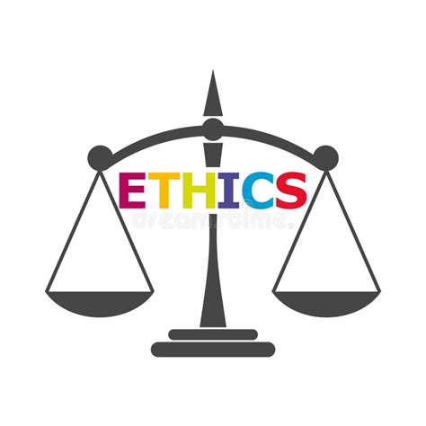 Ethics Word, Ethics Text, Ethics Icon or Logo Stock Vector ...