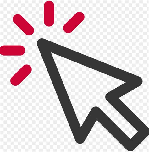 Free download | HD PNG cursor icon red mouse click ico PNG transparent ...