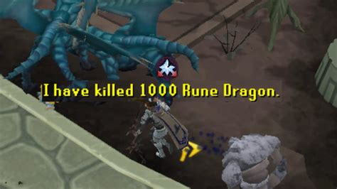 Runescape 3! 1K RUNE DRAGONS Slayed + Unique Loot! - YouTube