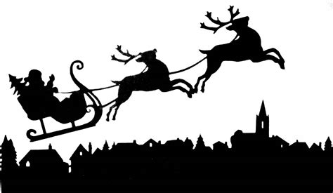 Santa Sleigh Silhouette – Today's Update