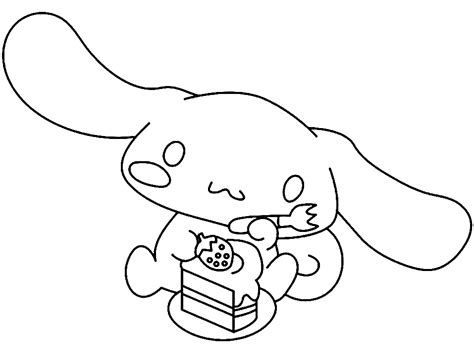 Printable Cinnamoroll Coloring Pages