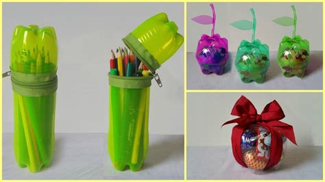 10 DIY Creative Ways to Reuse - Recycle Plastic Bottles - YouTube