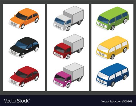 Isometric car Royalty Free Vector Image - VectorStock