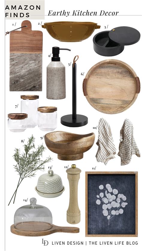 Amazon Finds: Earthy Kitchen Decor — LIVEN DESIGN