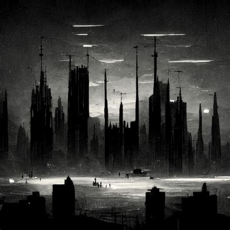 Futuristic Cityscape Wall Art - Creative Art - Digital Art, Landscapes ...