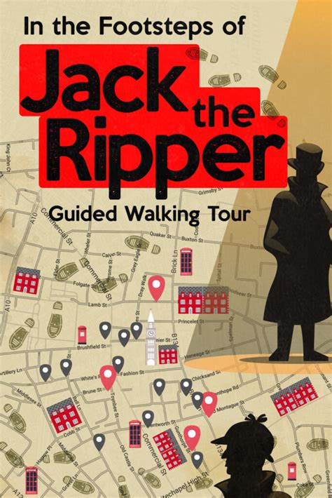 Jack The Ripper Tour Map