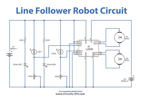 Line Following Robot using L293D