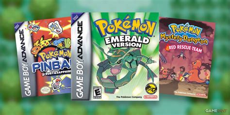 The Best Pokemon Games on the Game Boy Advance