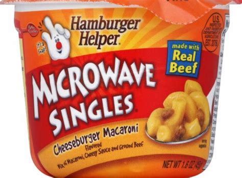 Hamburger Helper Microwave Singles Cheeseburger Macaroni, 1.6 oz - Kroger